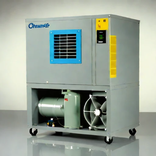 An alkaliphile-bed vent scrubber, photographed against a plain background