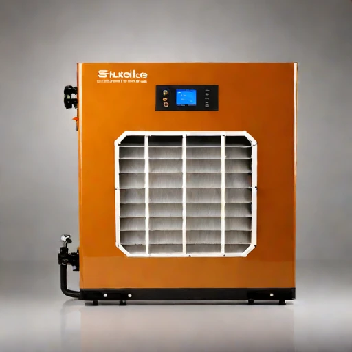 An alkaliphile-bed vent scrubber, photographed against a plain background