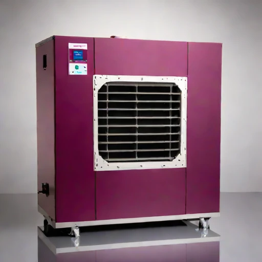 An alkaliphile-bed vent scrubber, photographed against a plain background