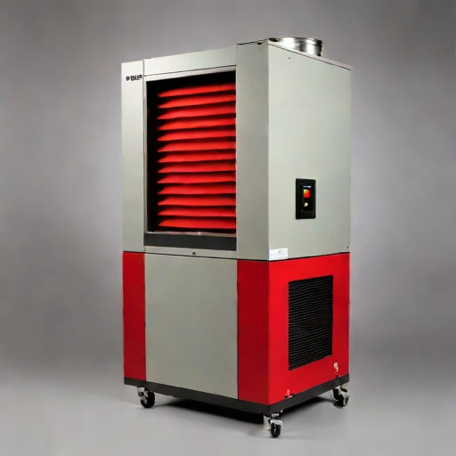 An alkaliphile-bed vent scrubber, photographed against a plain background