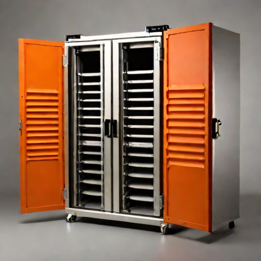 An anabatic-draft drying barn, photographed against a plain background