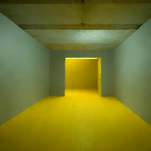 An adit-entry survey chamber, photographed against a plain background