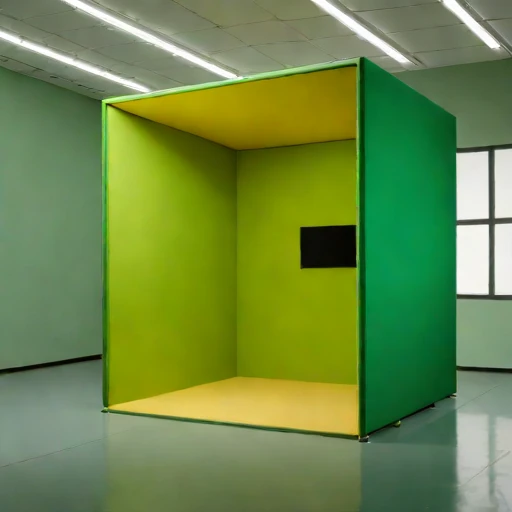 An ambient-floor audition vault, photographed against a plain background
