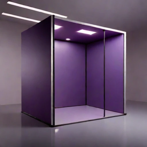 An ambient-floor audition vault, photographed against a plain background