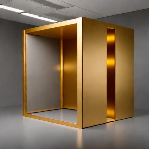 An ambient-floor audition vault, photographed against a plain background