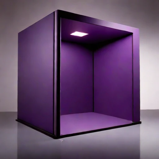 An ambient-floor audition vault, photographed against a plain background