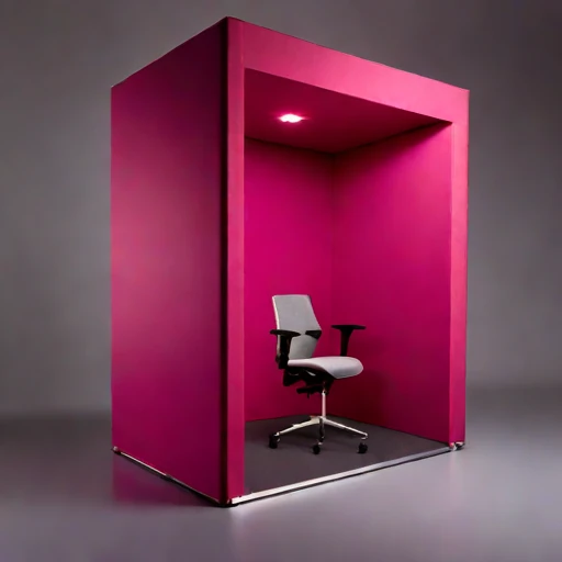 An ambient-floor audition vault, photographed against a plain background
