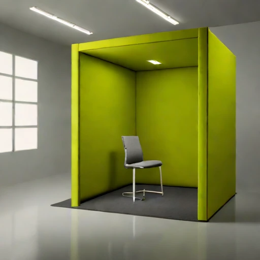 An ambient-floor audition vault, photographed against a plain background