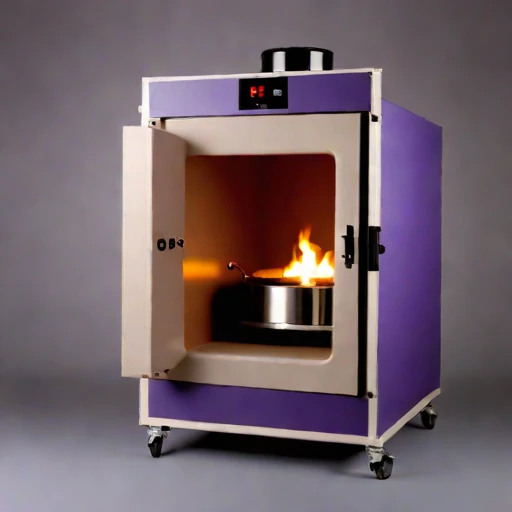 An amygdaloidal-fill test muffle, photographed against a plain background