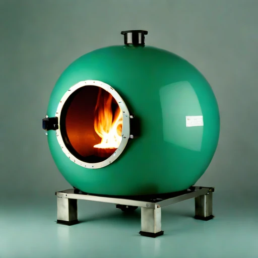 An amygdaloidal-fill test muffle, photographed against a plain background