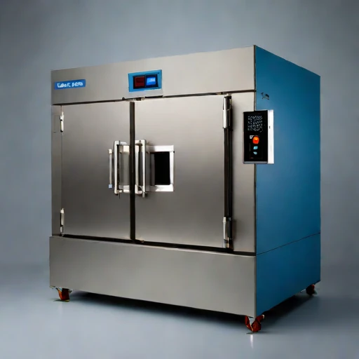An austenitic-hold annealing oven, photographed against a plain background