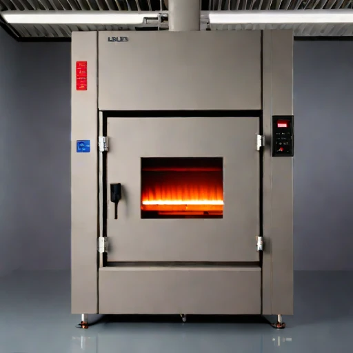 An austenitic-hold annealing oven, photographed against a plain background