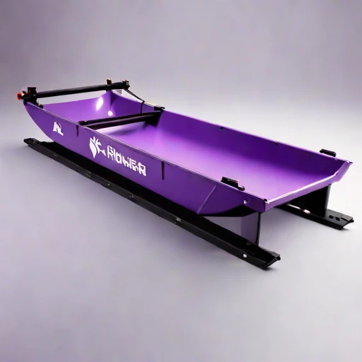An anchor-ice launch cradle, photographed against a plain background