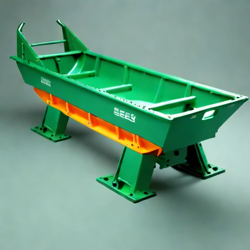 An anchor-ice launch cradle, photographed against a plain background