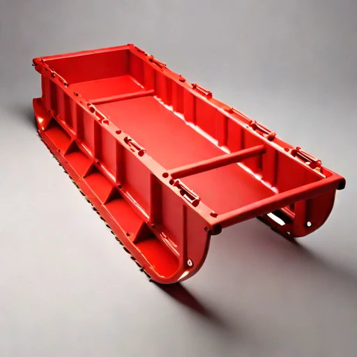 An anchor-ice launch cradle, photographed against a plain background