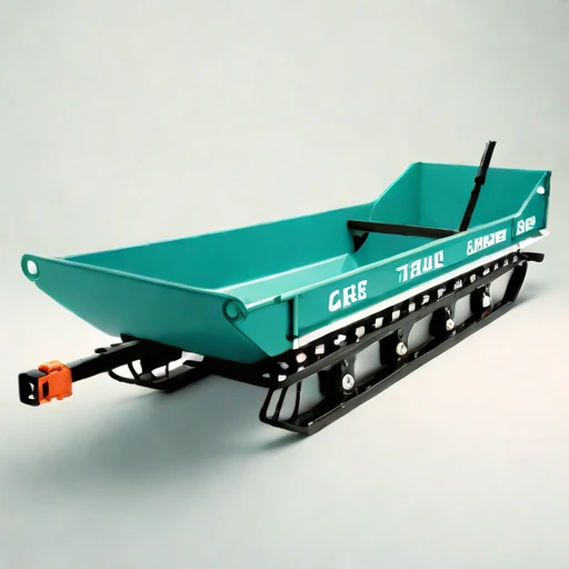 An anchor-ice launch cradle, photographed against a plain background