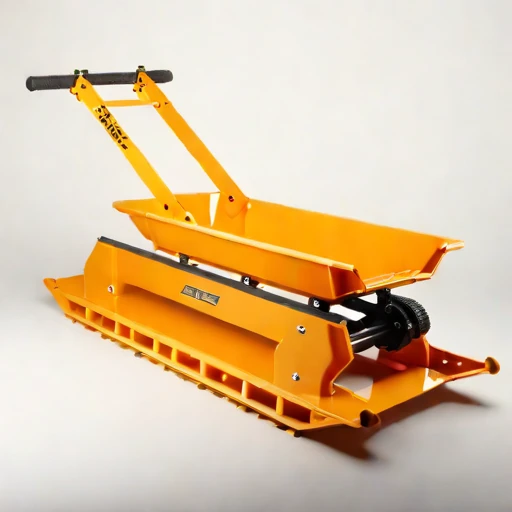 An anchor-ice launch cradle, photographed against a plain background