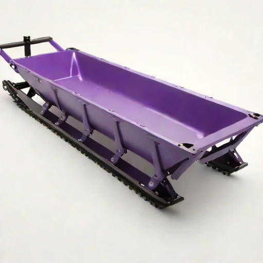 An anchor-ice launch cradle, photographed against a plain background