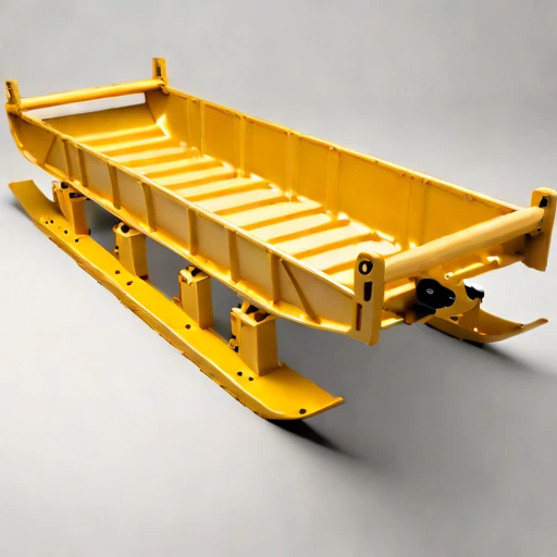 An anchor-ice launch cradle, photographed against a plain background
