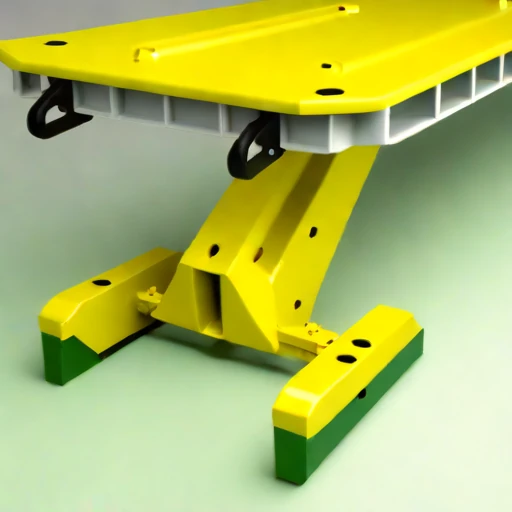 An anchor-ice launch cradle, photographed against a plain background