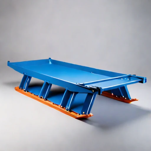 An anchor-ice launch cradle, photographed against a plain background