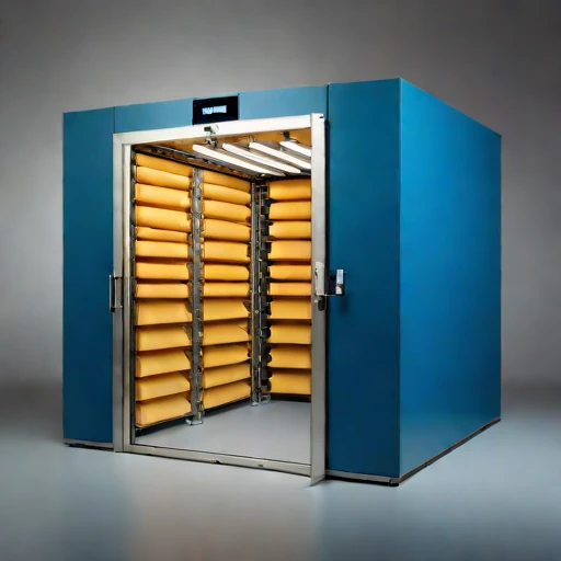 An aufeis-jacketed cheese vault, photographed against a plain background