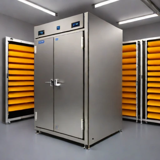 An aufeis-jacketed cheese vault, photographed against a plain background