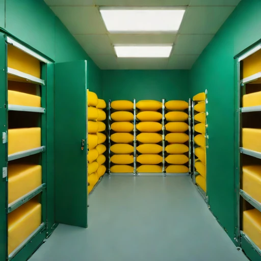 An aufeis-jacketed cheese vault, photographed against a plain background