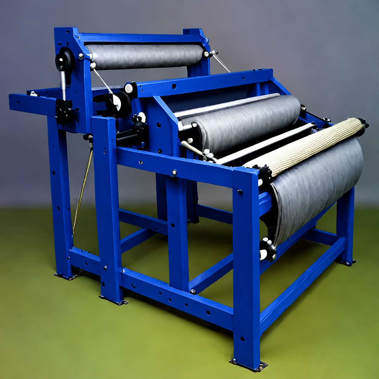 An active-layer retting vat, photographed against a plain background