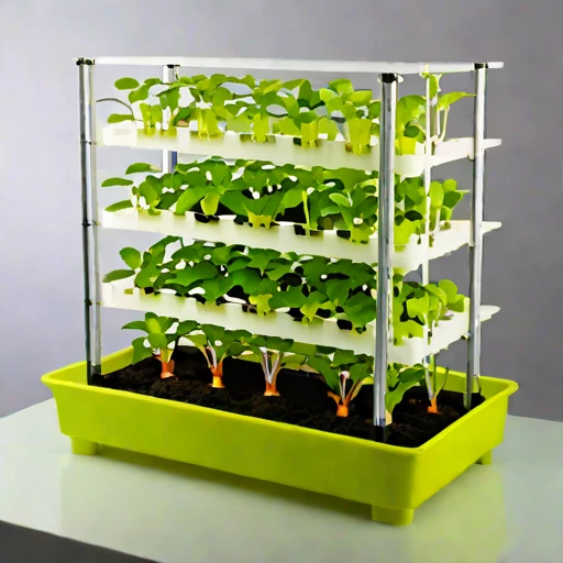An active-layer thaw-bed planter, photographed against a plain background