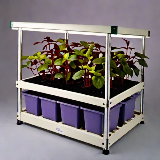 An active-layer thaw-bed planter, photographed against a plain background