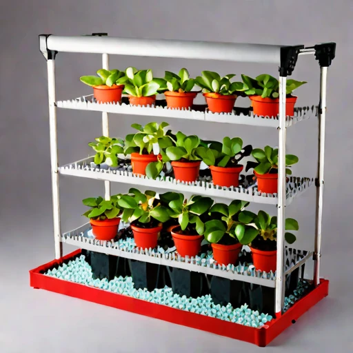An active-layer thaw-bed planter, photographed against a plain background