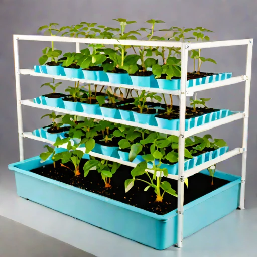An andosol-mix rooting box, photographed against a plain background