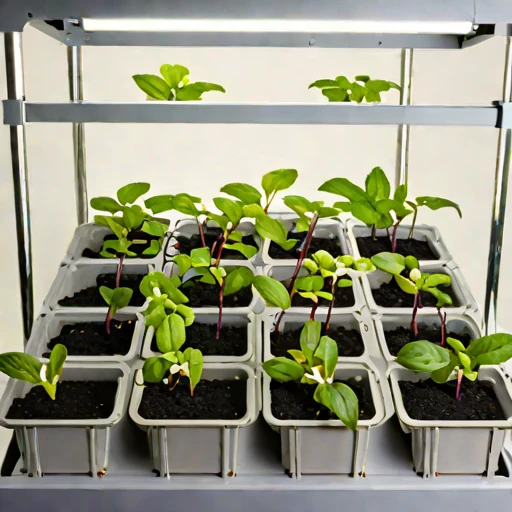 An andosol-mix rooting box, photographed against a plain background