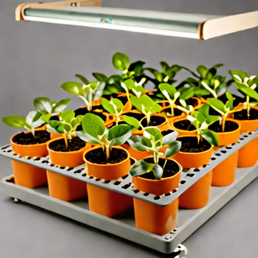 An andosol-mix rooting box, photographed against a plain background