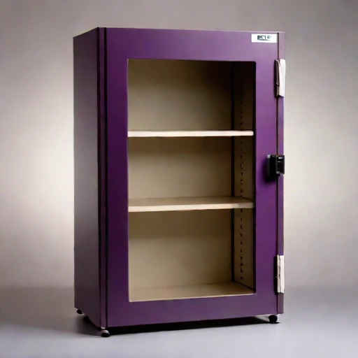 An anoxic parchment cabinet, photographed against a plain background