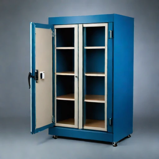 An anoxic parchment cabinet, photographed against a plain background