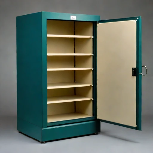 An anoxic parchment cabinet, photographed against a plain background