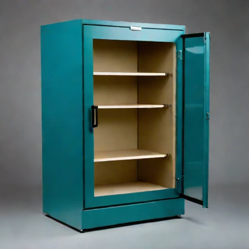 An anoxic parchment cabinet, photographed against a plain background