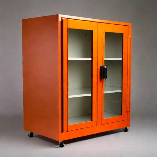An anoxic parchment cabinet, photographed against a plain background
