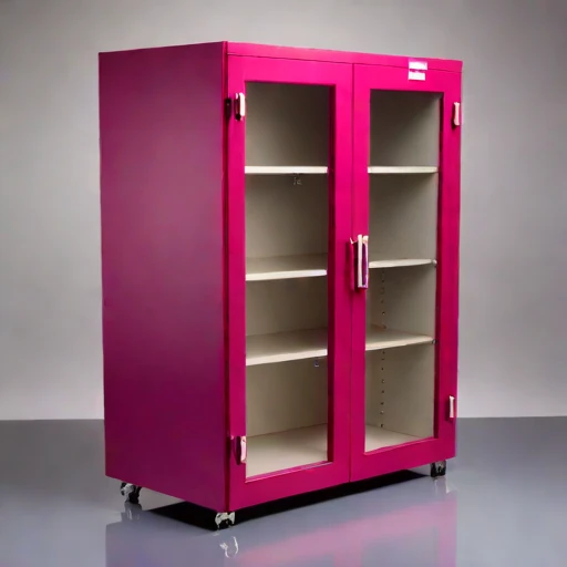 An anoxic parchment cabinet, photographed against a plain background