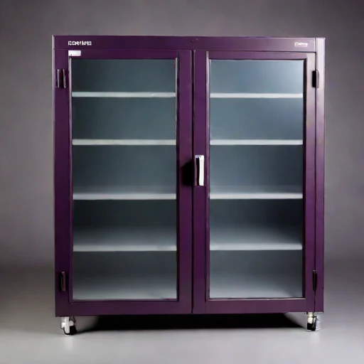 An anoxic parchment cabinet, photographed against a plain background