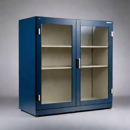 An anoxic parchment cabinet, photographed against a plain background
