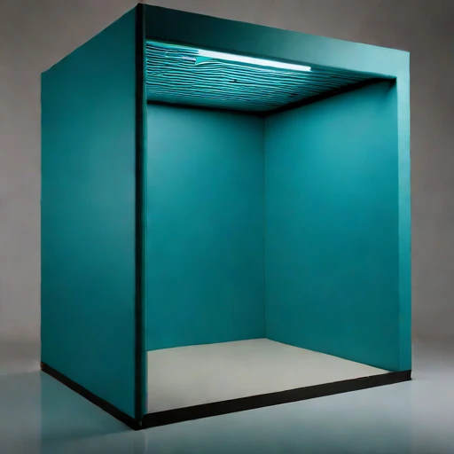 An abyssal-pressure quiet chamber, photographed against a plain background