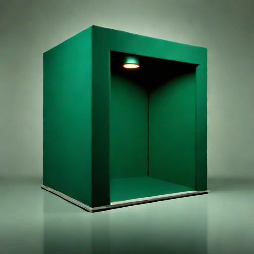 An abyssal-pressure quiet chamber, photographed against a plain background
