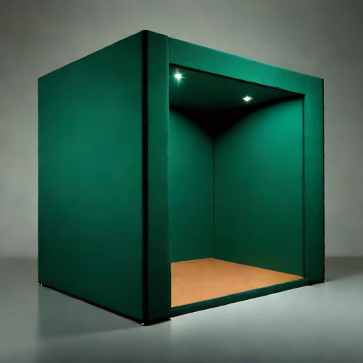 An abyssal-pressure quiet chamber, photographed against a plain background