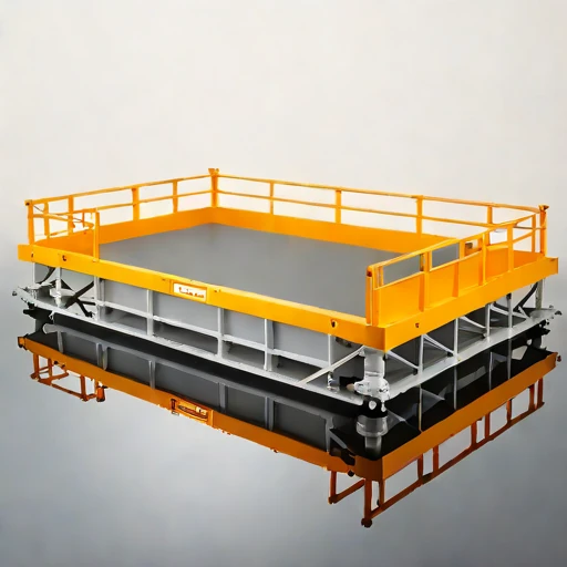 An amphidromic-point survey barge, photographed against a plain background