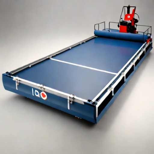 An amphidromic-point survey barge, photographed against a plain background