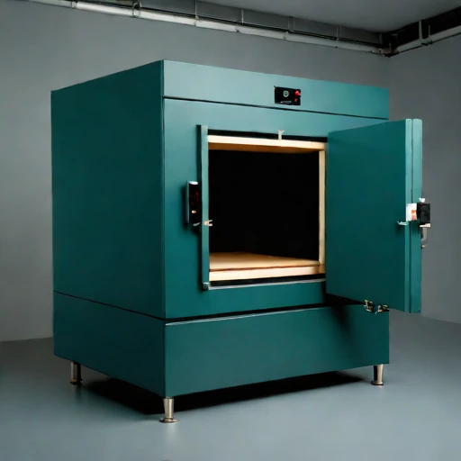 An anelastic-relief stress oven, photographed against a plain background