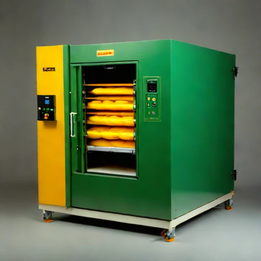 An anelastic-relief stress oven, photographed against a plain background